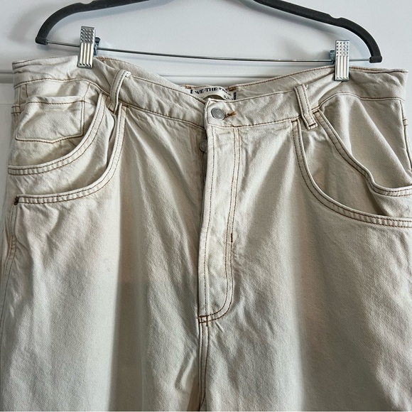 We The Free Off-White wide leg jeans - Picture 2 of 8